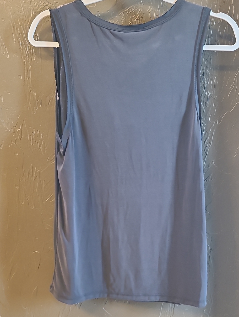 Vocal Gray Tank Top with Beaded Eagle Design - Picture 3 of 4